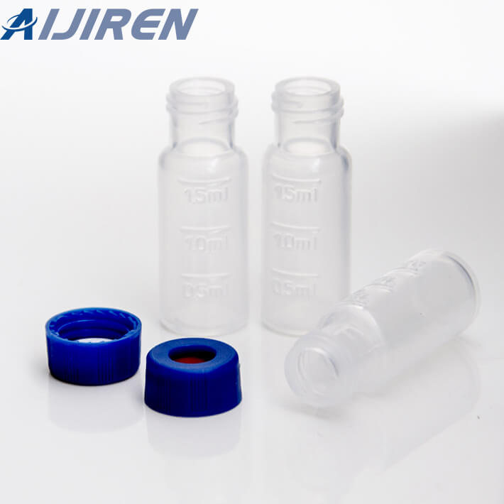 9mm Clear Screw Top Plastic Vial for Supplier