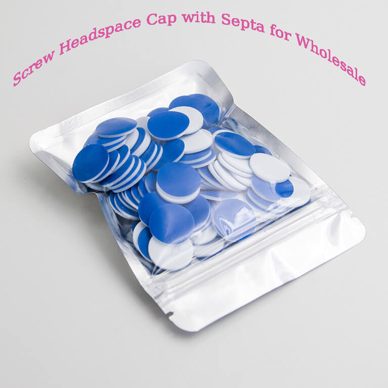 Screw septa for headspace vial