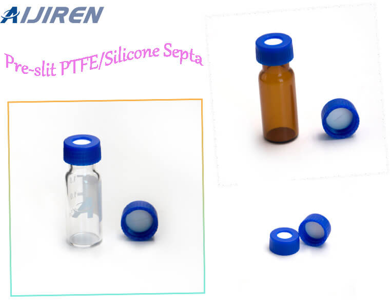 20ml headspace vialPre-slit PTFE/Silicone Septa for HPLC Vial
