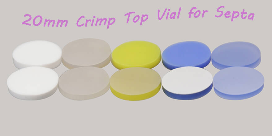 20mm Crimp top vial for septa