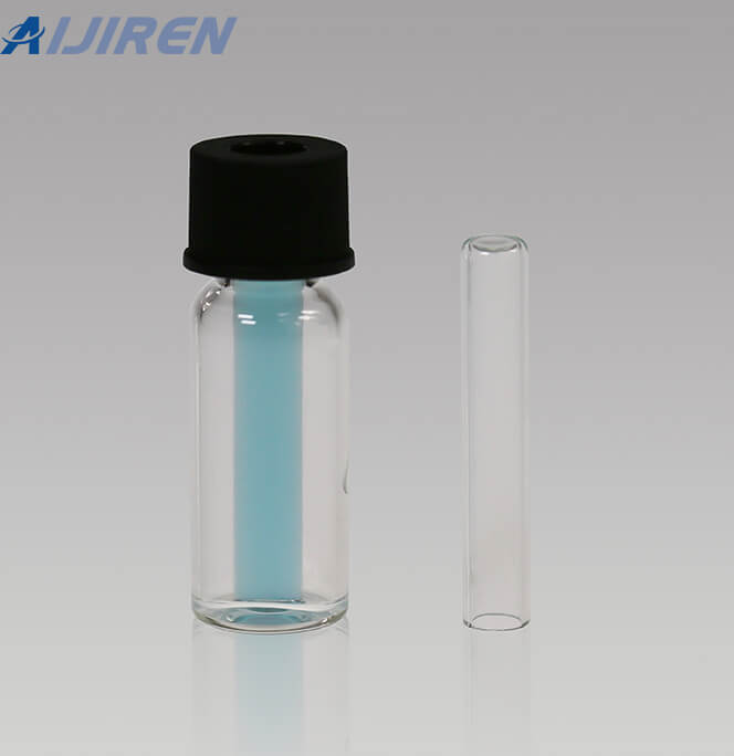 Micro-insert 150ul, flacon d'espace libre de 20ml, pour flacons à fil de chromatographie de 1.5\/2ml, 8 à 425, avec pieds en polymère