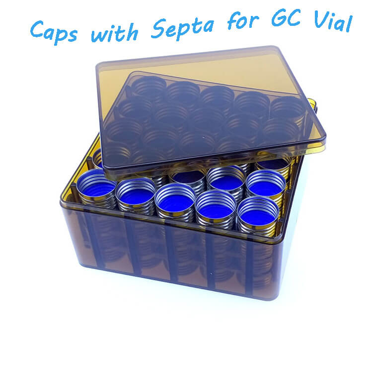 Caps with septa for GC Vial