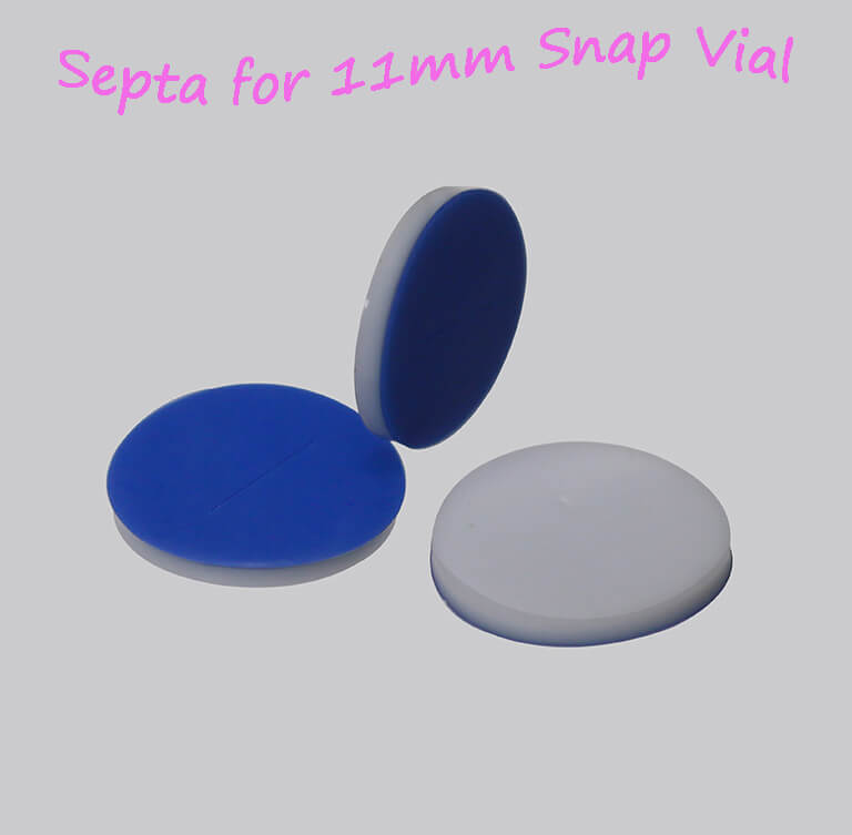 septa for 11mm snap vial