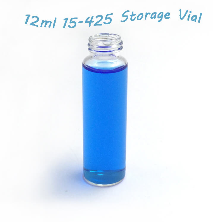 12ml 15-425 Clear Screw Sample Storage Vial