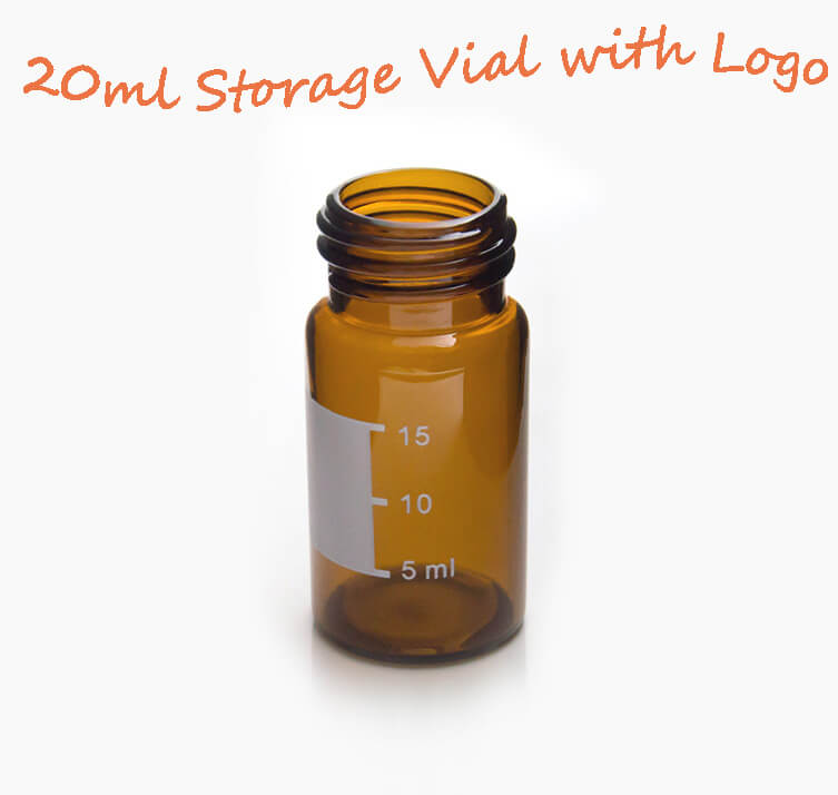 20ml amber storage vial