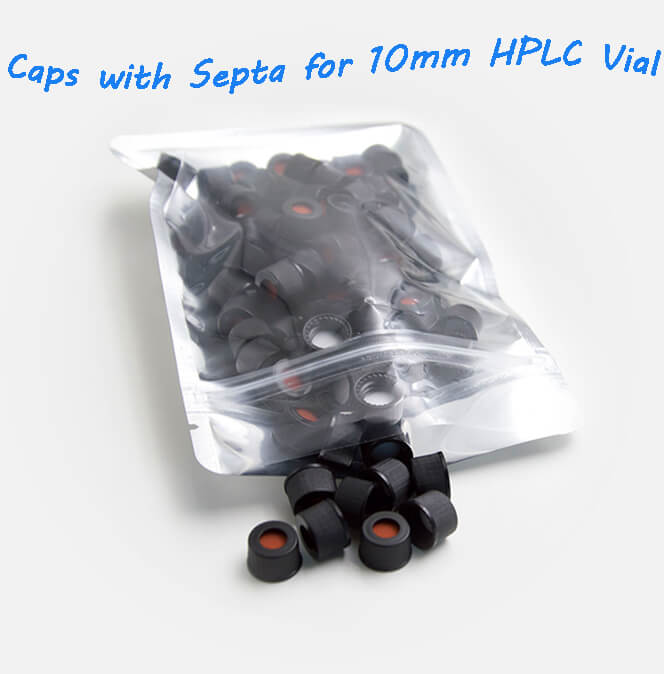 Cap with septa for 10mm HPLC vials