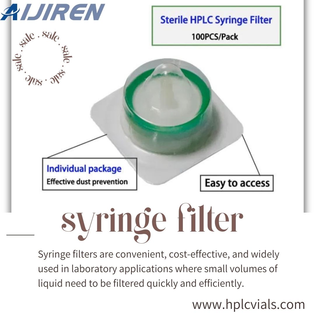 20ml headspace vialHot sale 13 mm 0.45 um Sterile Syringe Filters