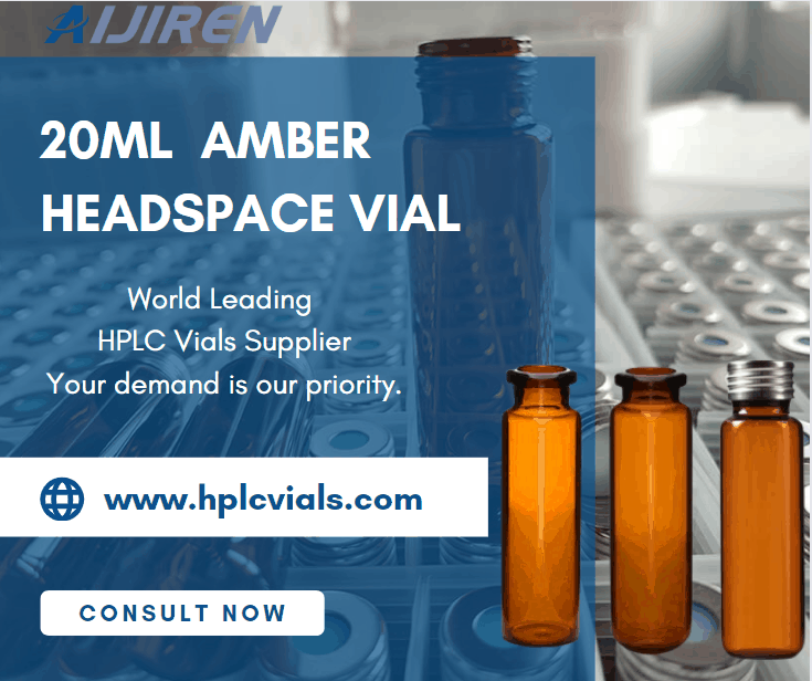 20ml Amber Headspace Vial for Supplier