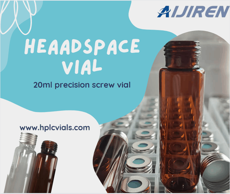 20ml headspace vial20mm 20ml Precision Screw Headspace Vial