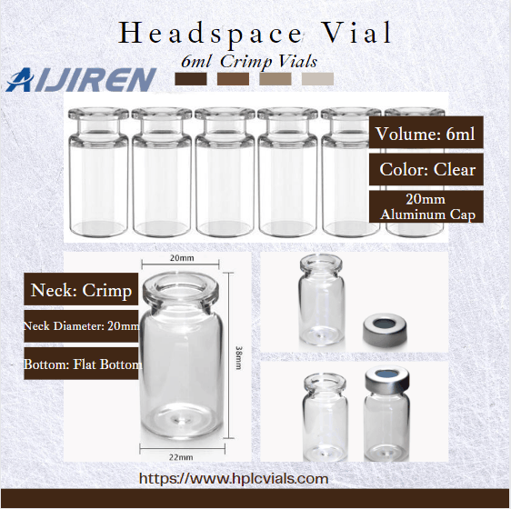 20ml headspace vialChina 6mL Clear Glass 22x38mm Precision Screw Headspace Vial for Lab Use