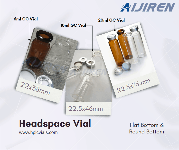 6-20mL Crimp GC Headspace Vial ND18