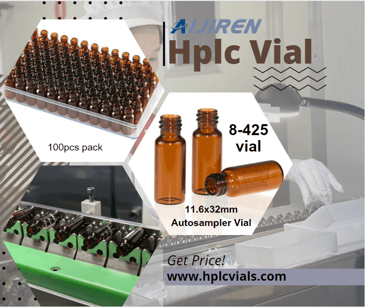20ml headspace vialWholesale 8-425 Screw HPLC autosampler Vial 2mL for Lab