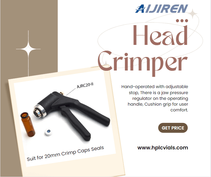 20ml headspace vialHead Crimper Suit for 20mm Crimp Headspace vial Caps