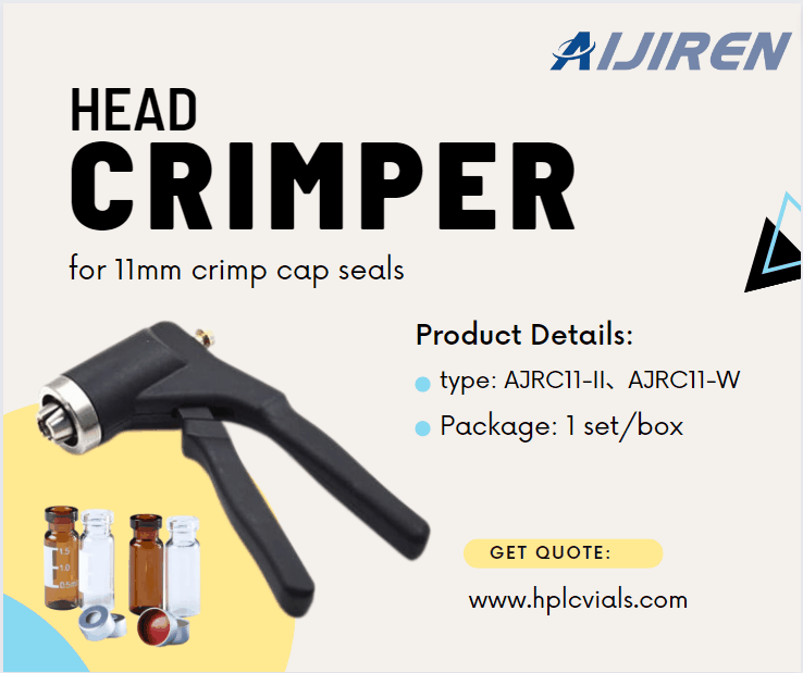 Head  Crimper for 11mm crimp cap seals for supplier