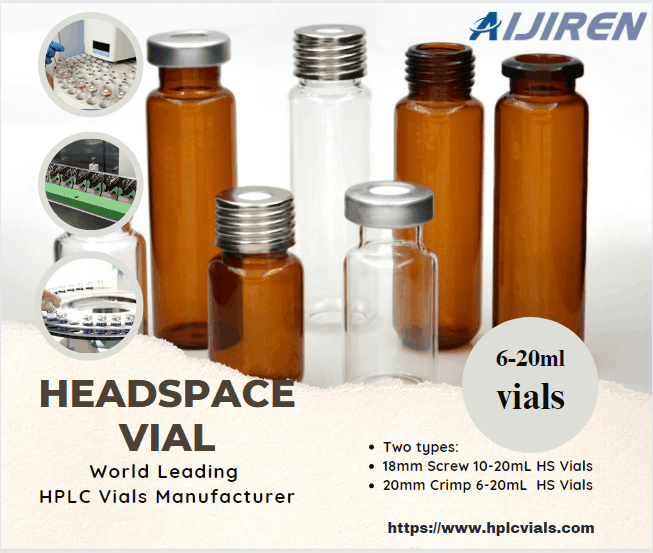 18mm 20mm Headspace Vial, Precision Screw/Crimp neck