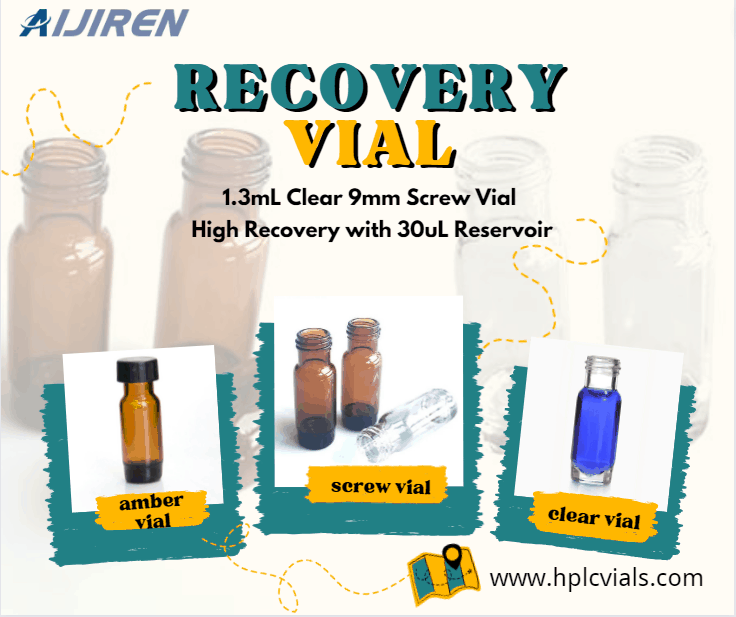1 .5ml High Recovery Screw Vial for Lab Use