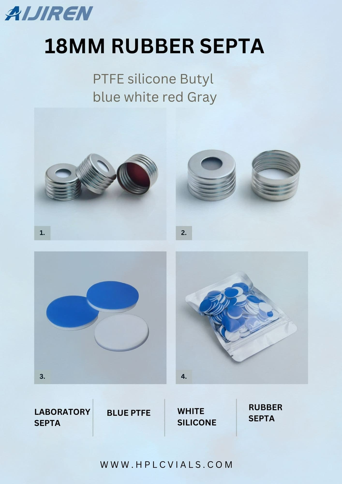 20-ml-Headspace-Fläschchen, 9-mm-HPLC-Fläschchen für Aijiren-Autosampler