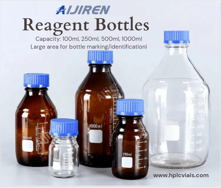 20ml headspace vial100ml 250ml 500ml 1000ml Reagent Bottles