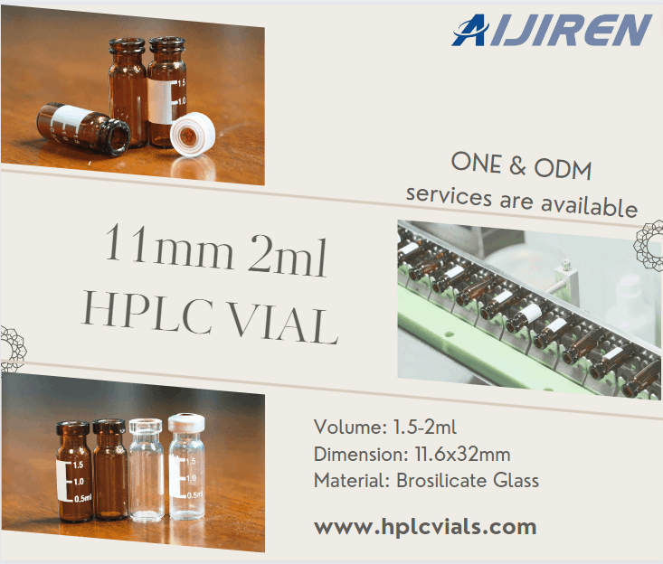 20ml headspace vialFree Sample Clear And Amber Hplc 2ml Autosampler Vials Crimp or Snap Top