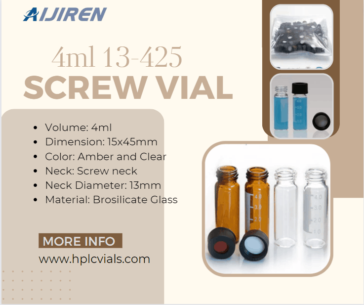 13-425 4ml Screw Thread Vial for sale