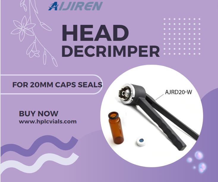 20ml headspace vial20mm Head Decrimper for 20mm caps seals for supplier