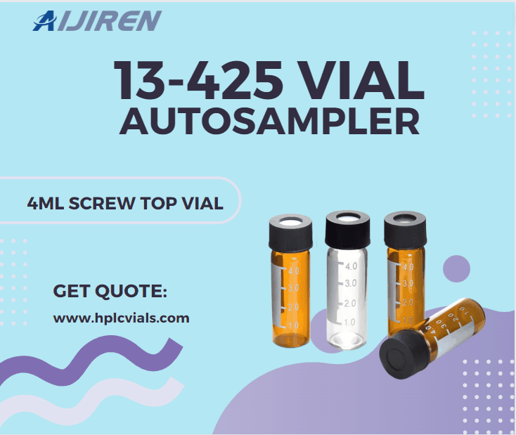 20-ml-Headspace-Fläschchen4 ml 13-425-Schraubgewinde-HPLC-Fläschchen für Hersteller