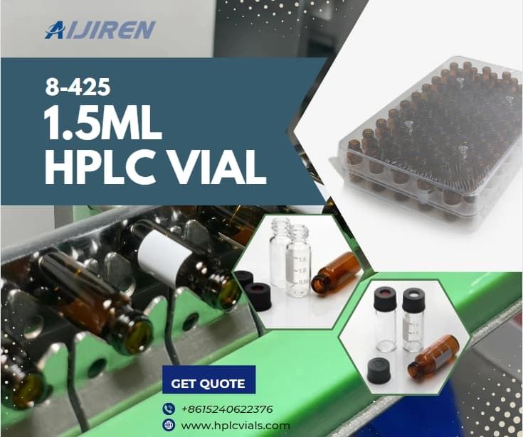 2ml Autosampler Vials 8-425 Neck  HPLC Vial