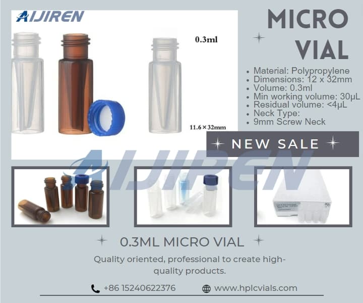 Micro inserti per fiale Hplc