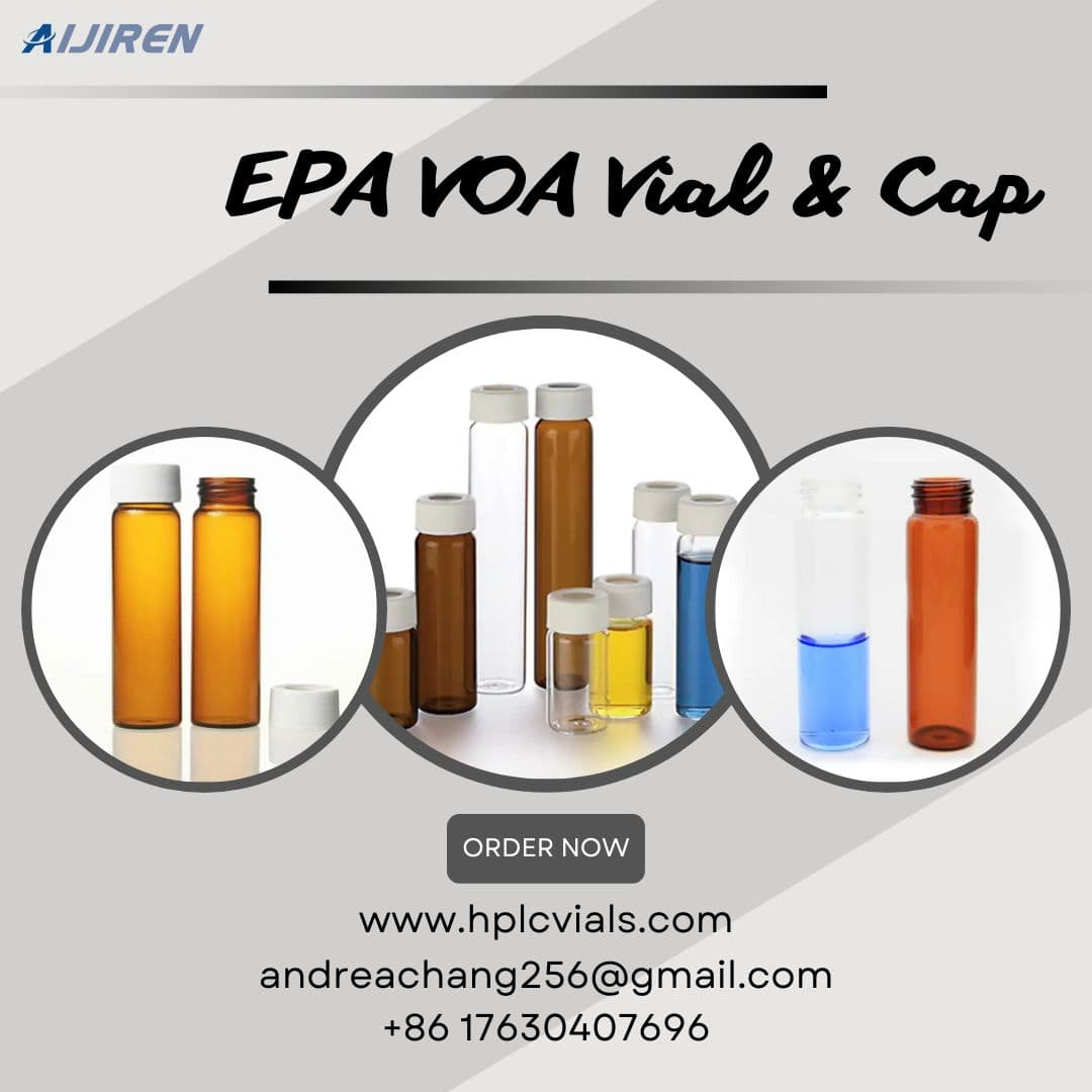 20ml headspace vialHot sale 24mm screw thread EPA vial TOC OEM Logo Laboratory Chemical