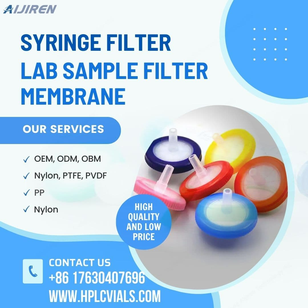 China Lab sample filter membrane syringe filter Price