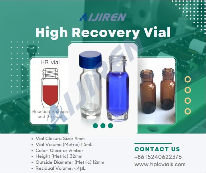 1.5ml Glass High Recovery Vial for Sale