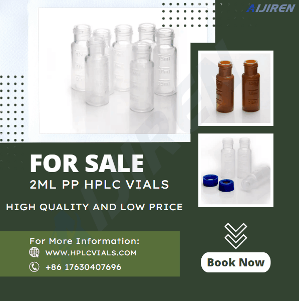20ml headspace vial2ml PP HPLC HPLC UPLC GC Autosampler Vials  with PP Screw Cap