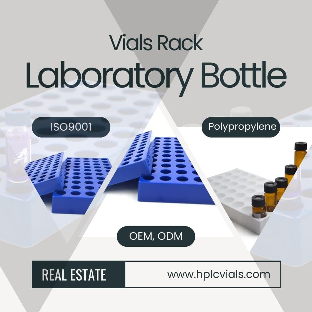 100% factory price  40 holes Sample storage blue vial rack
