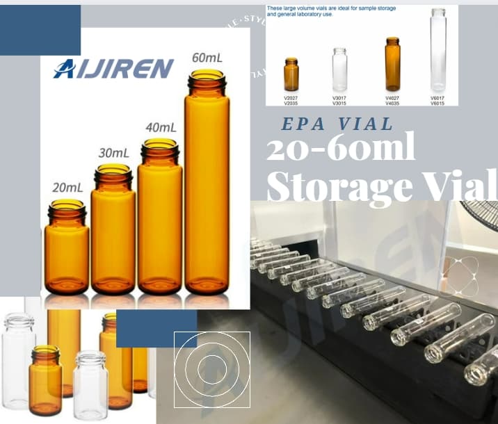 20ml 30ml 40ml 60ml EPA Storage Vial