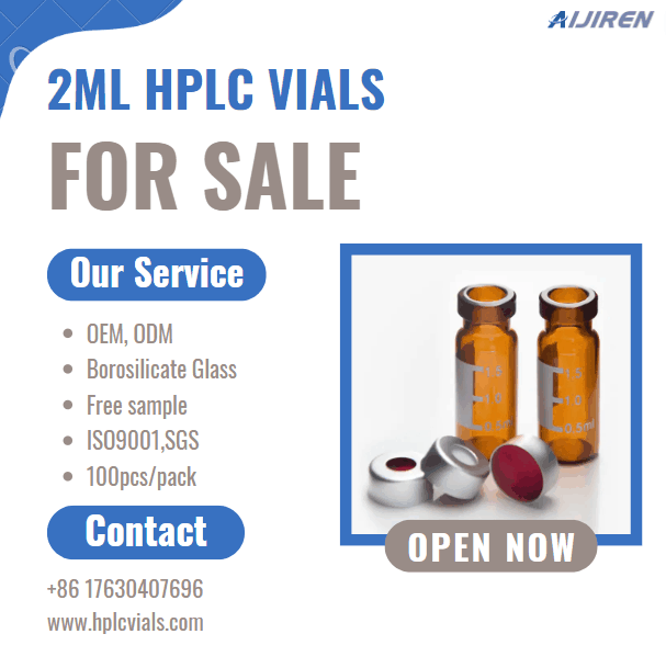 Factory direct sale 11mm Crimp top HPLC vials for Sale