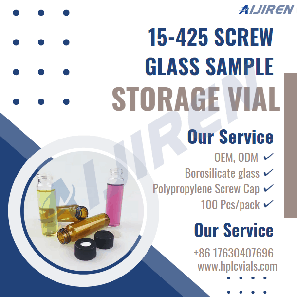 20ml headspace vialWholesale Aijiren 15-425 Screw glass sample storage vial