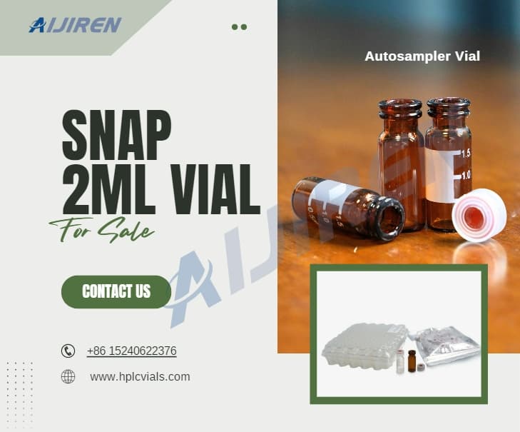 20ml headspace vial2ml 11mm Snap Autosampler Vial