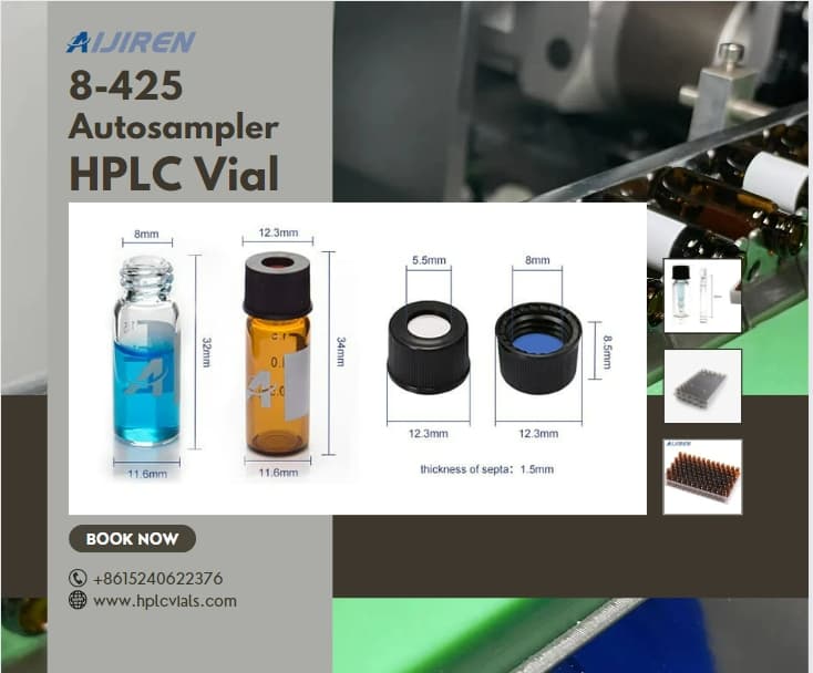 20 ml Headspace-Fläschchen, 8 mm 1,5 ml HPLC-Fläschchen