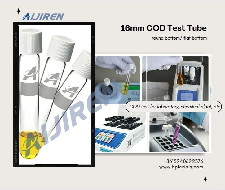 Round Bottom/Flat Bottom 16mm COD Test Tube