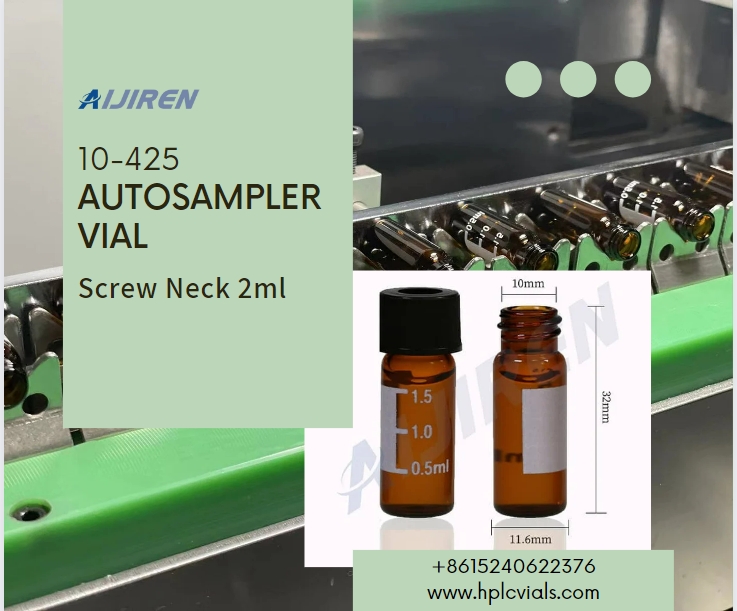 20-ml-Headspace-Fläschchen, Autosampler-Fläschchen mit 10-mm-Schraubgewinde und Verschlüssen