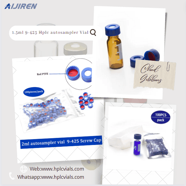 Autosampler-flacon van 2 mlLab Gebruik een micro-inzetstuk voor een 9 mm Autosampler-hplc-flacon