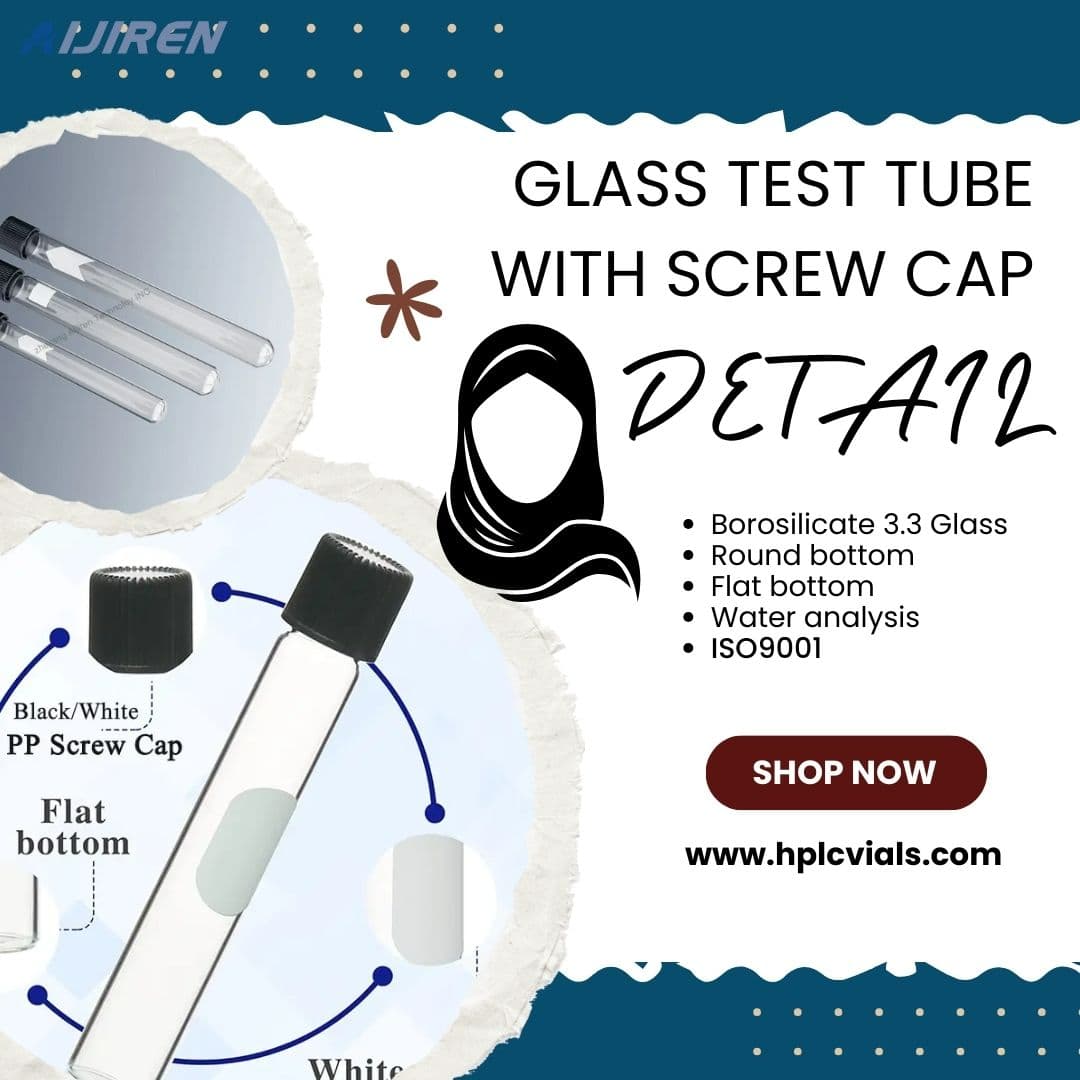 20ml headspace vialCOD Test Tube Vial with Preservative Tablet for water analysis