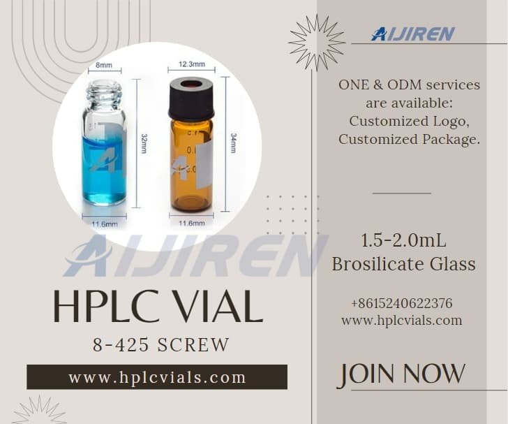 20ml headspace vial8-425 1.5ml Screw Neck Hplc Vial