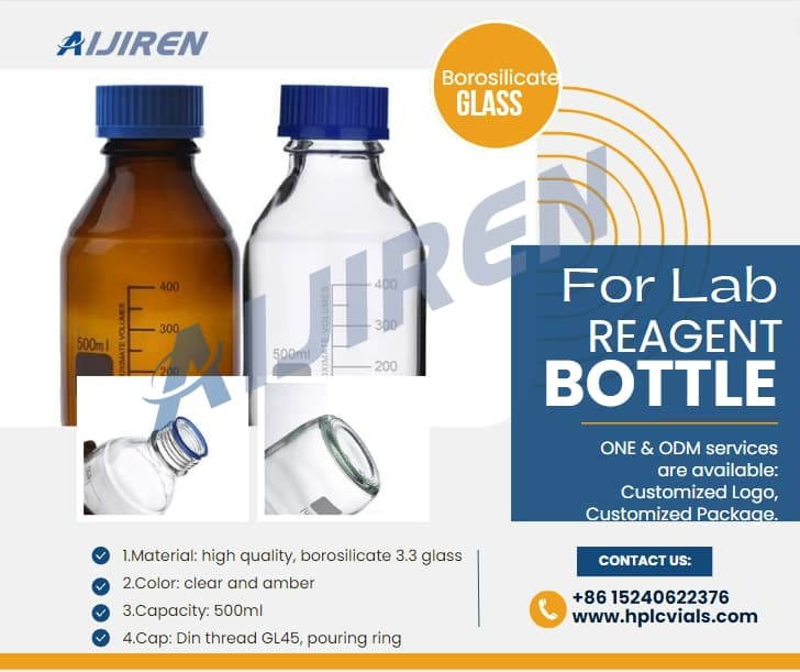 2ml autosampler vialChina Supply GL45 Reagent Bottle 500ml