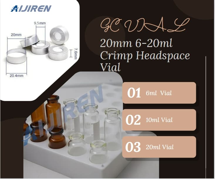 Lab Use 20mm Crimp Headspace Vial
