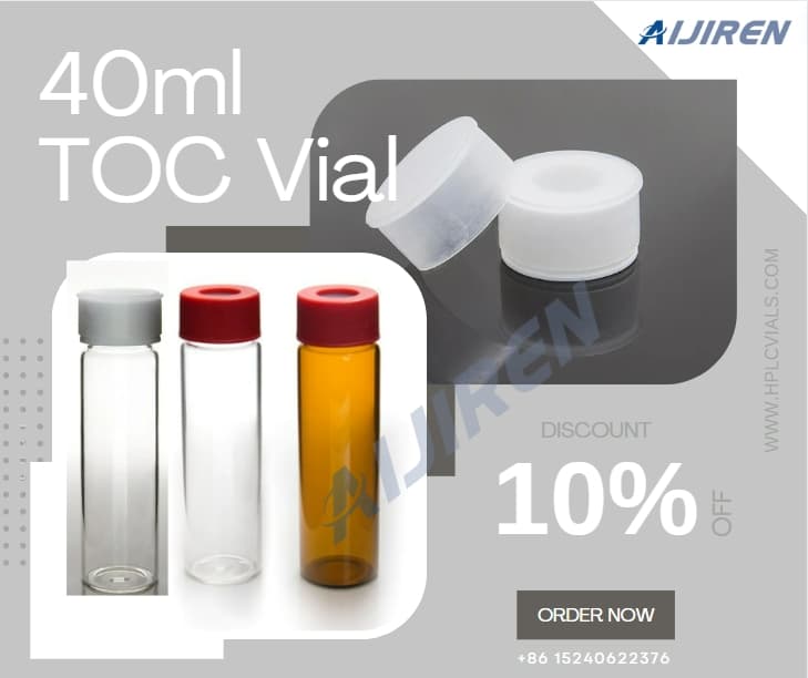 40ml TOC vial, Purge and Trap Vial