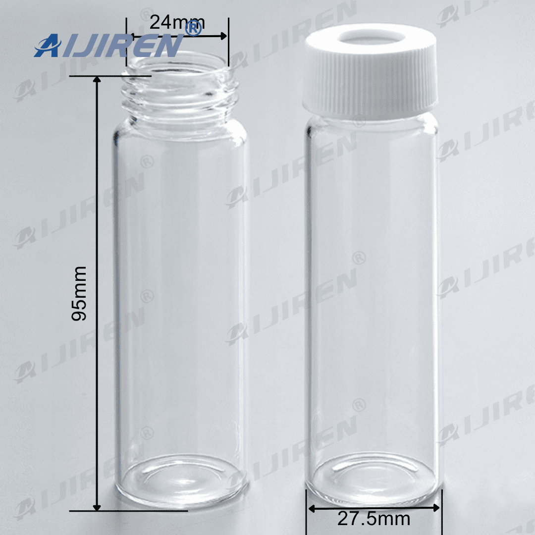 20ml headspace vial24-400 threaded TOC vial: 40mL purge and trap vial with PP cap, suitable for Aijiren/Shimadzu