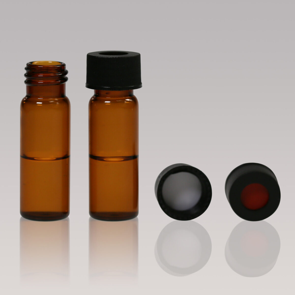 4mL Amber Screw Neck Vial, 13-425, 15x45mm