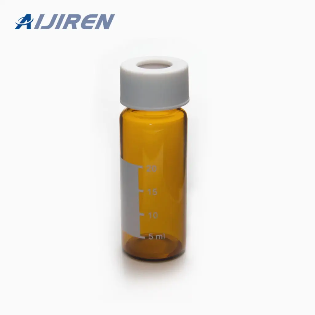 20ml headspace vial30ml Sample Storage Vial with White Center Hole Caps