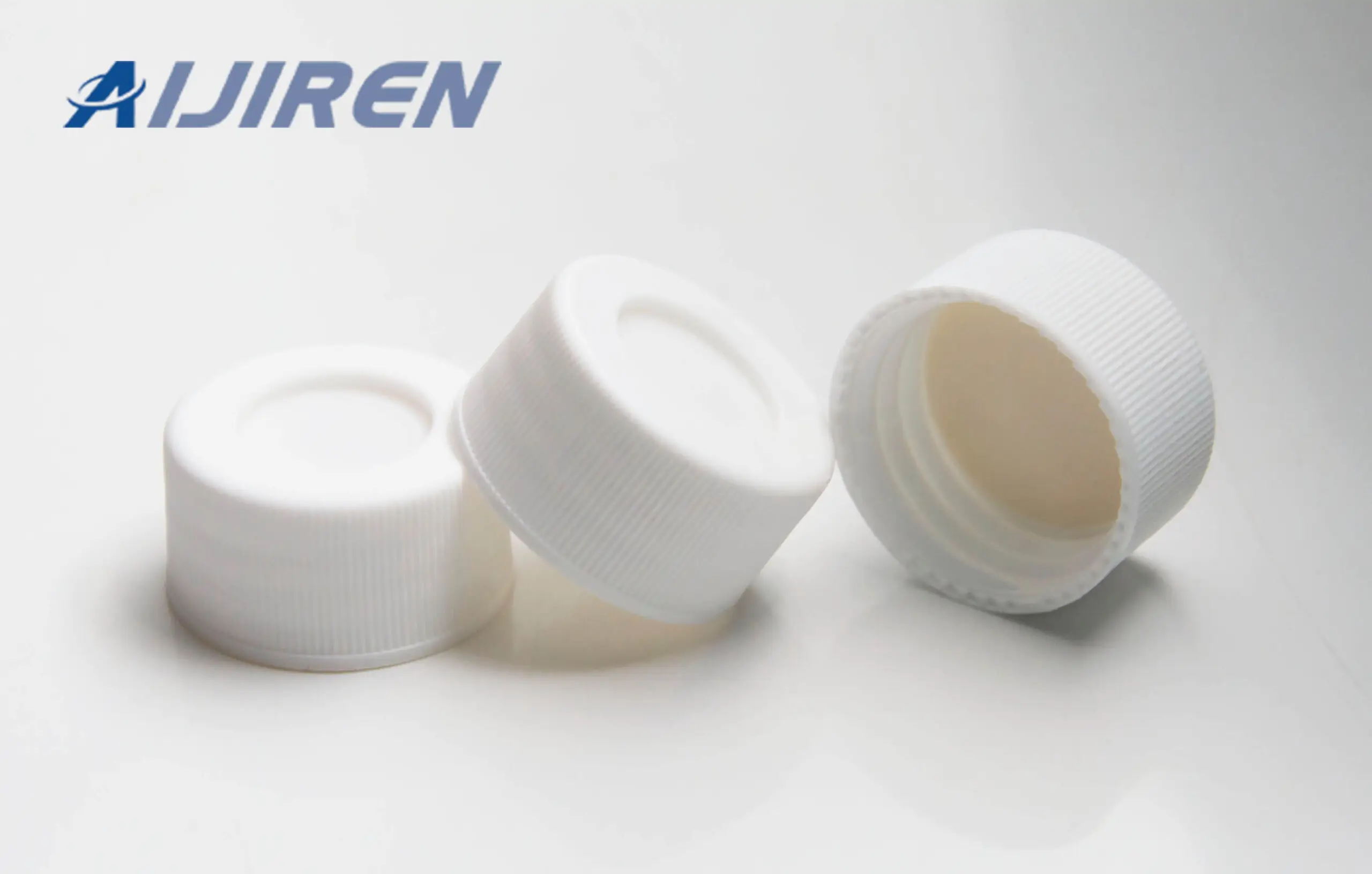 24mm White Screw Neck Caps in Stock